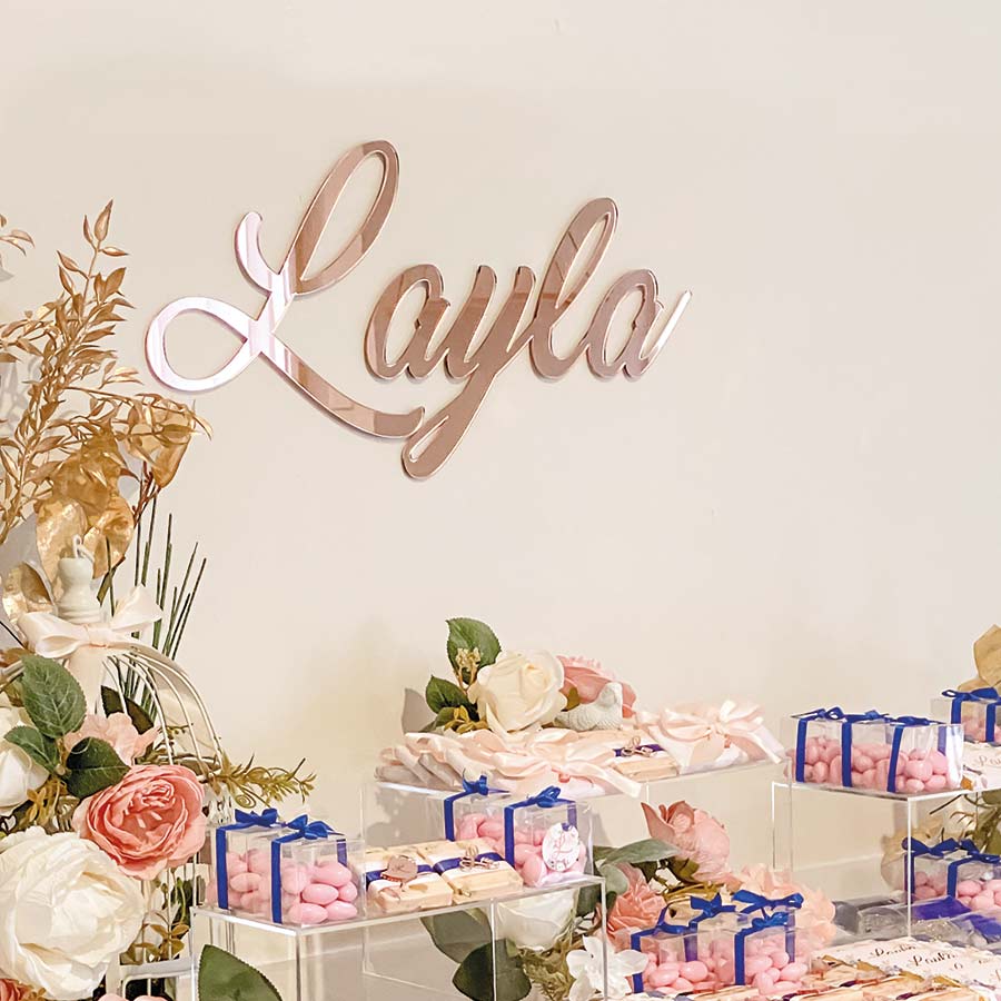 Mirror Name Plaques