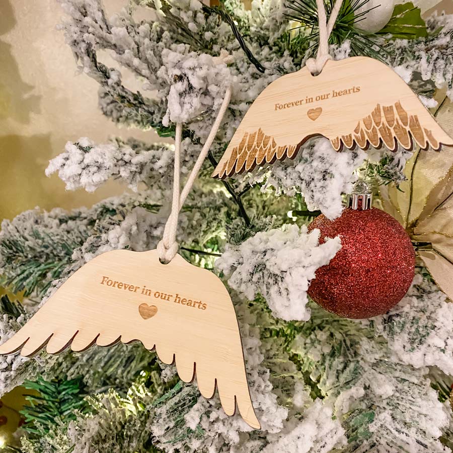 Angel Wings Ornament- Memorial