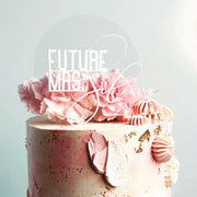 future mrs cake topper