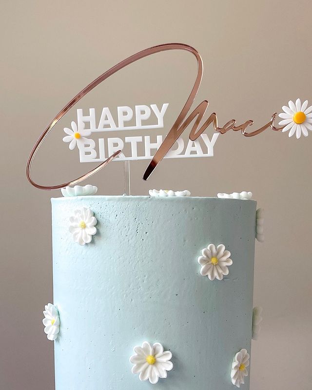 cake topper happy birthday