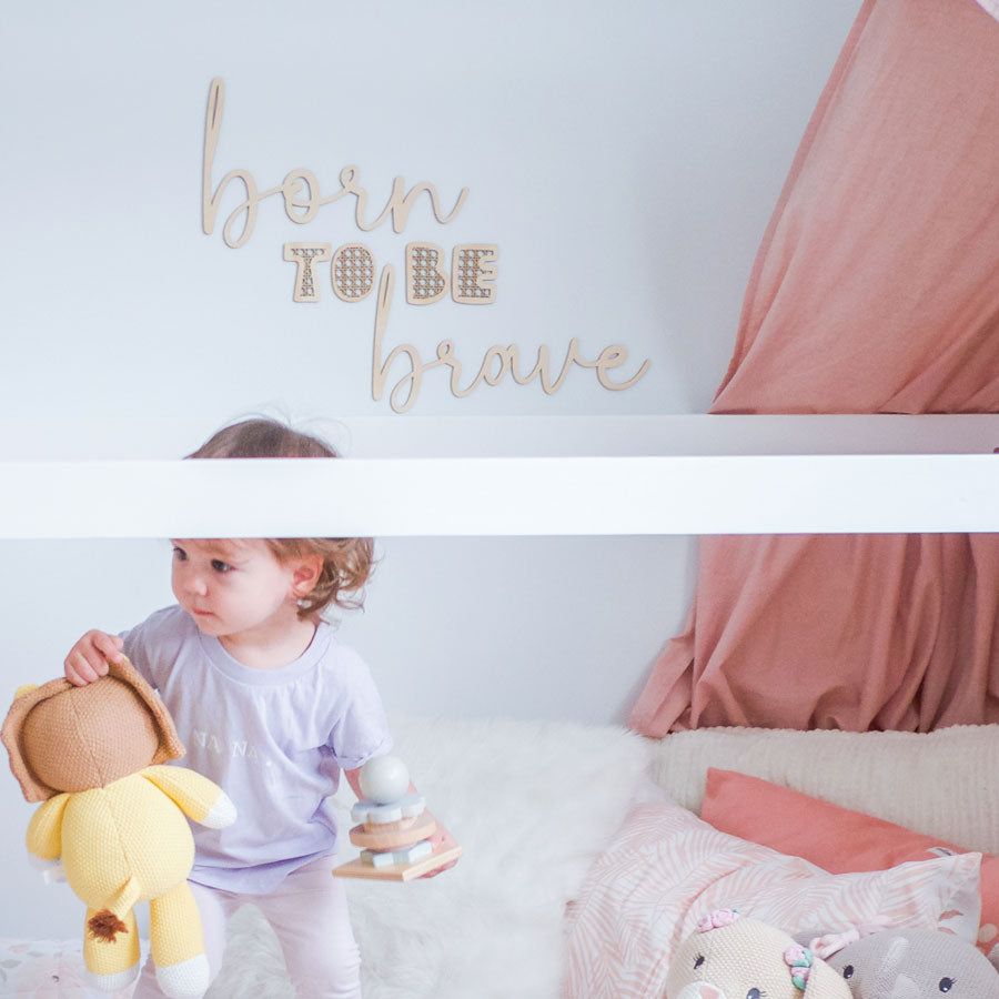 Born To Be Brave Wall Art