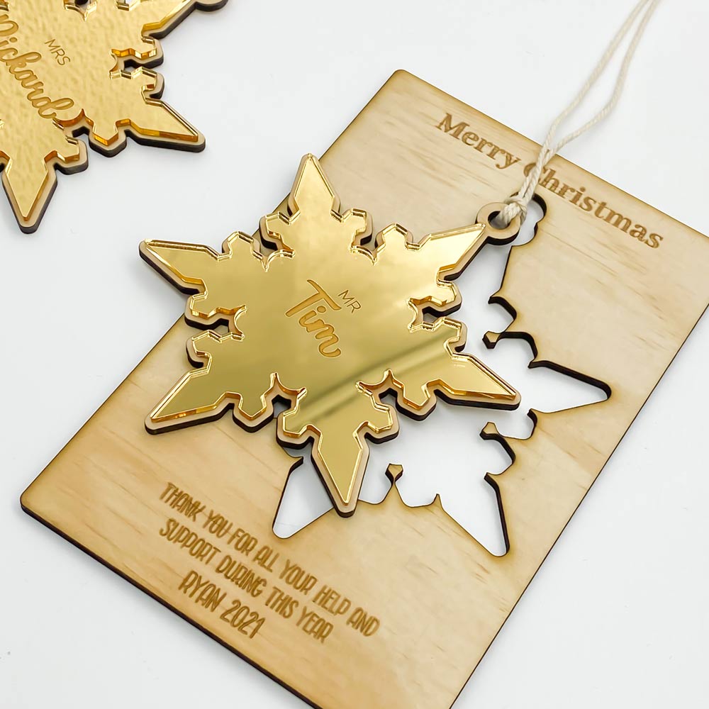 ornament with card