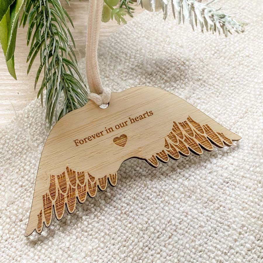 Angel Wings Ornament- Memorial