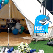 birthday sign shark