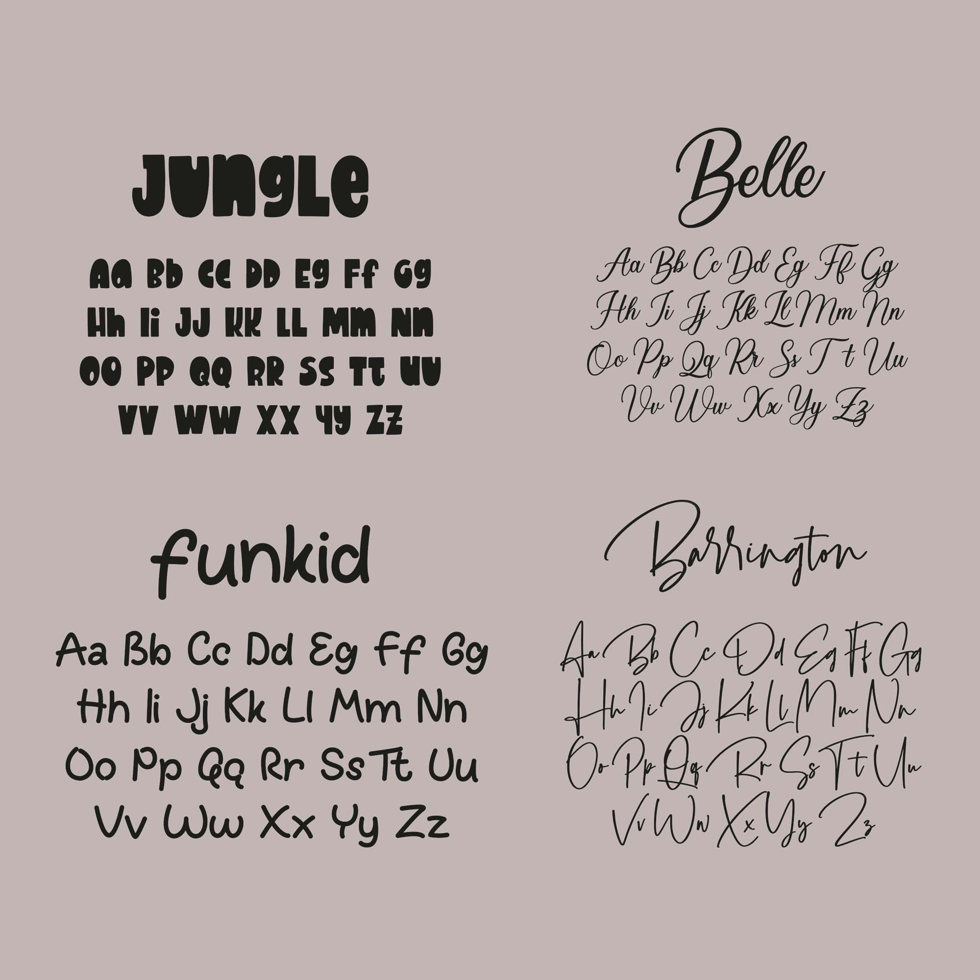 Khloe Personalised 2-layer Name Plaque