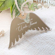 personalised angel ornament