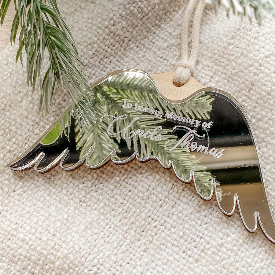 Angel Wings Ornament- Memorial