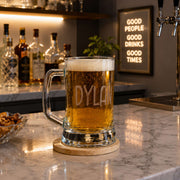 Engraved Personalised Name Beer Mug 500ML