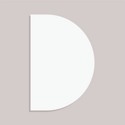 Acrylic Blank Half Circle 3mm