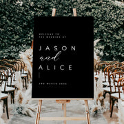 Alice Acrylic Wedding Welcome Sign