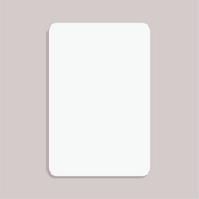 Acrylic Blank Rounded Rectangle 3mm