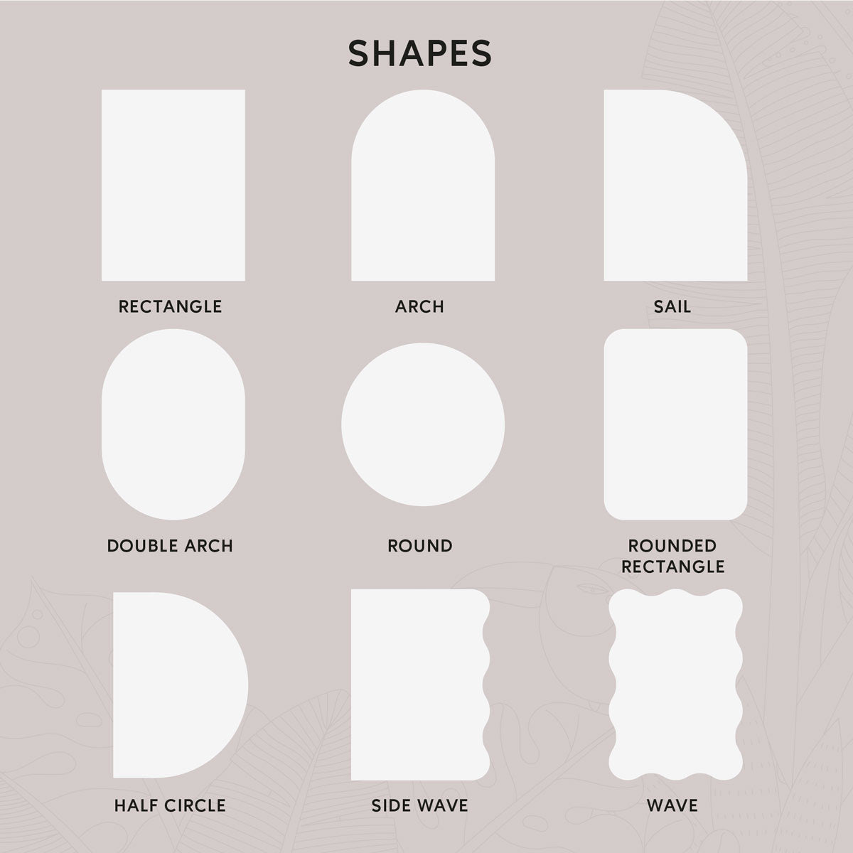Frosted Modern Wedding Seating Chart