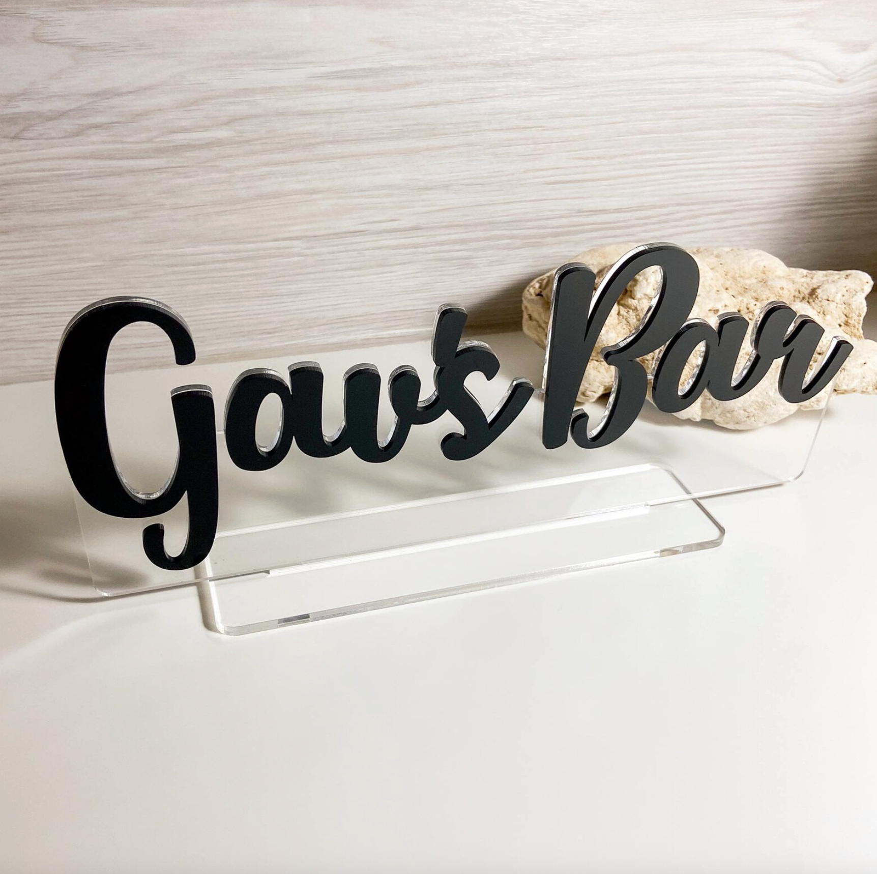 Floating Custom Layered Signage