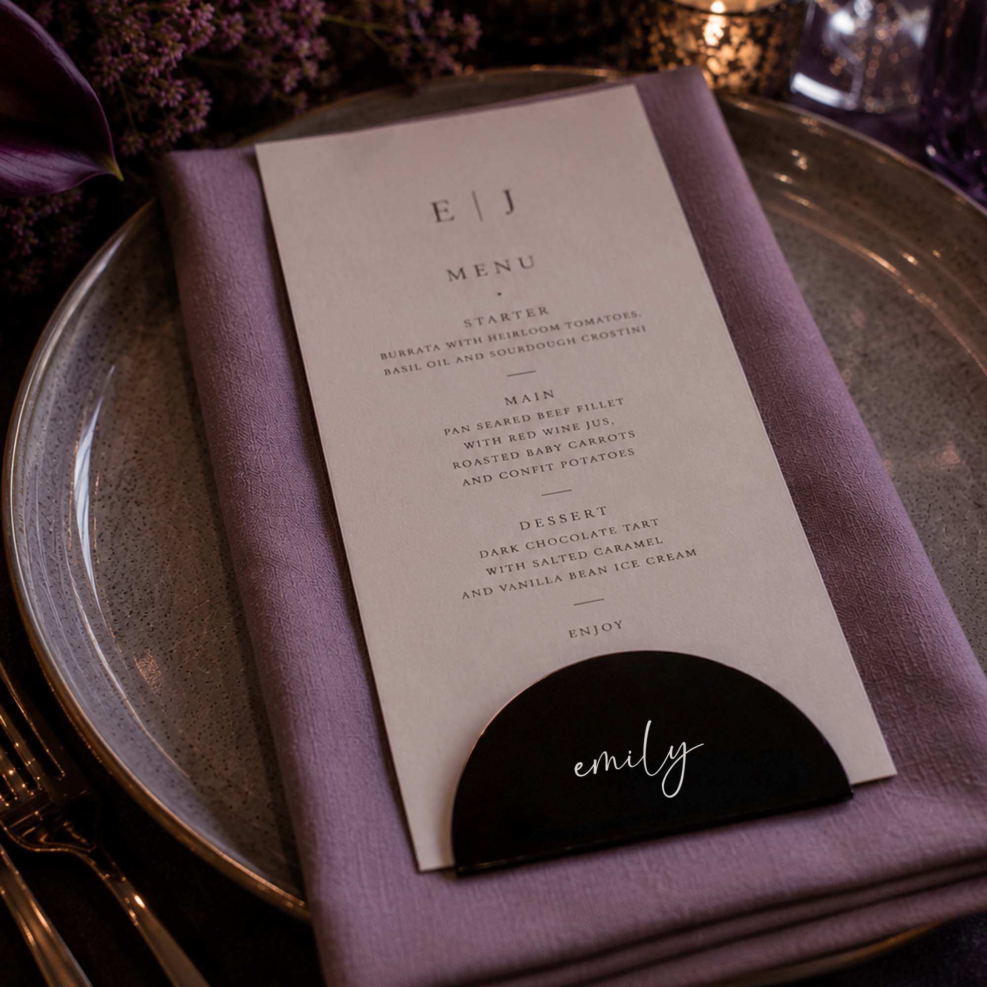 Personalised Arch Acrylic Coasters or Place cards