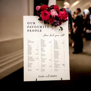 Tiana Wedding Seating Chart