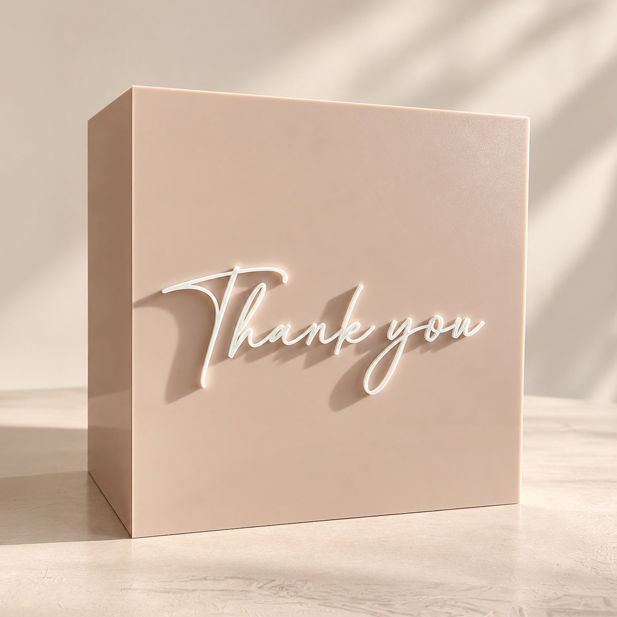 Thank you Acrylic Wishing Well 30cm
