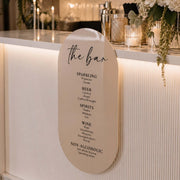 Double Arch Custom Bar/Menu sign