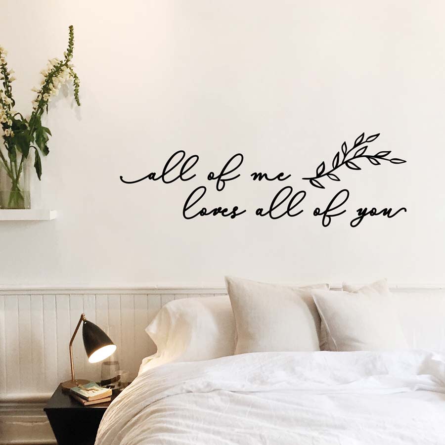 romantic saying wall art