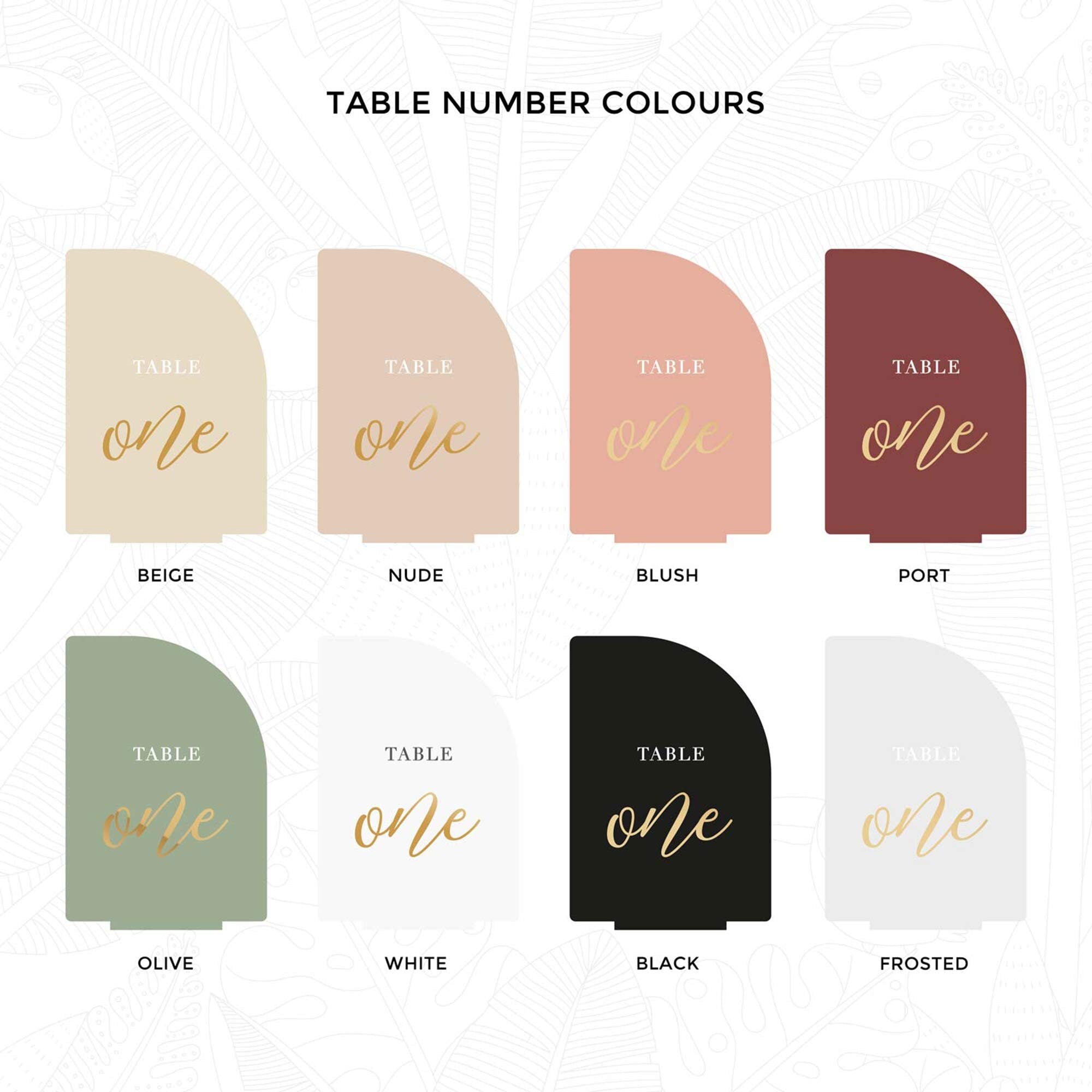Layered Sail Table Numbers White | Bridal Decor | Acrylic Table Number Sign | Modern Acrylic Table Number | Wedding Table Number