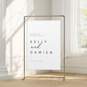 Modern Acrylic Wedding Welcome Sign| Wedding Signs |Acrylic Sign | Event Signage | Wedding Decor | Welcome Sign