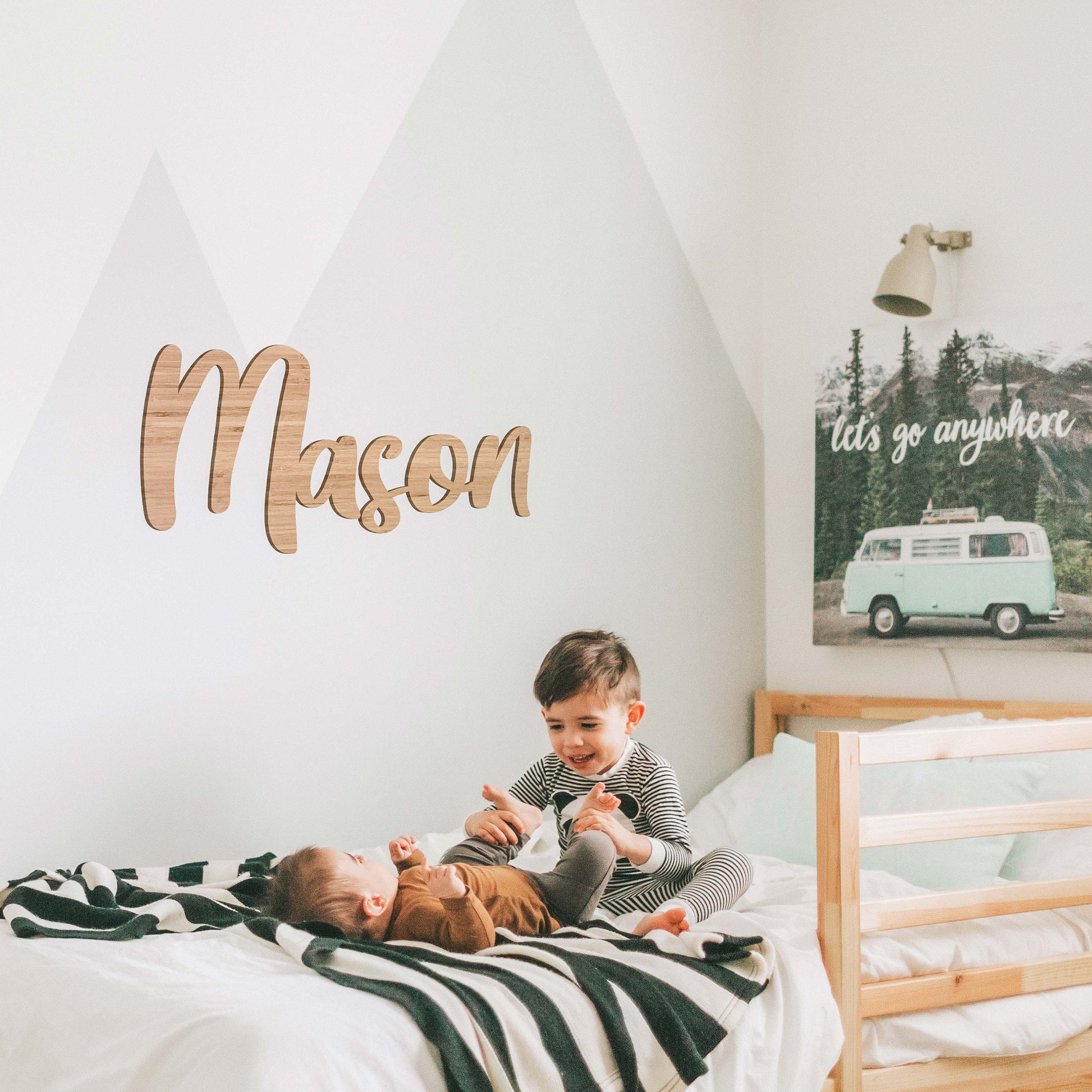 Kids Script Timber Name Plaque | Name Signage | Room Decor | Gifts for Kids |Custom Name Plaque
