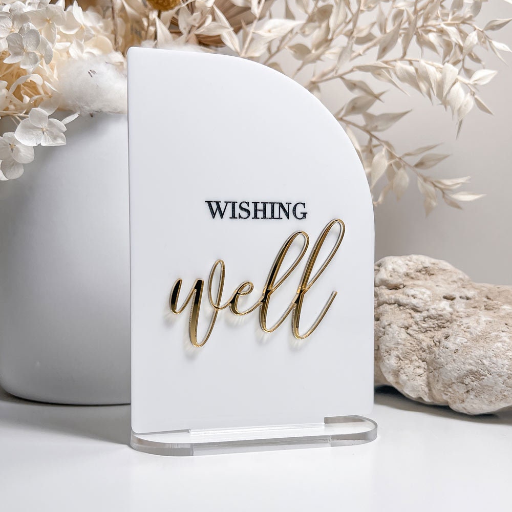 Layered Sail Table Numbers White | Bridal Decor | Acrylic Table Number Sign | Modern Acrylic Table Number | Wedding Table Number