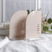 Layered Sail Table Numbers Cut Out | Bridal Decor | Acrylic Table Number Sign | Modern Acrylic Table Number | Wedding Table Number