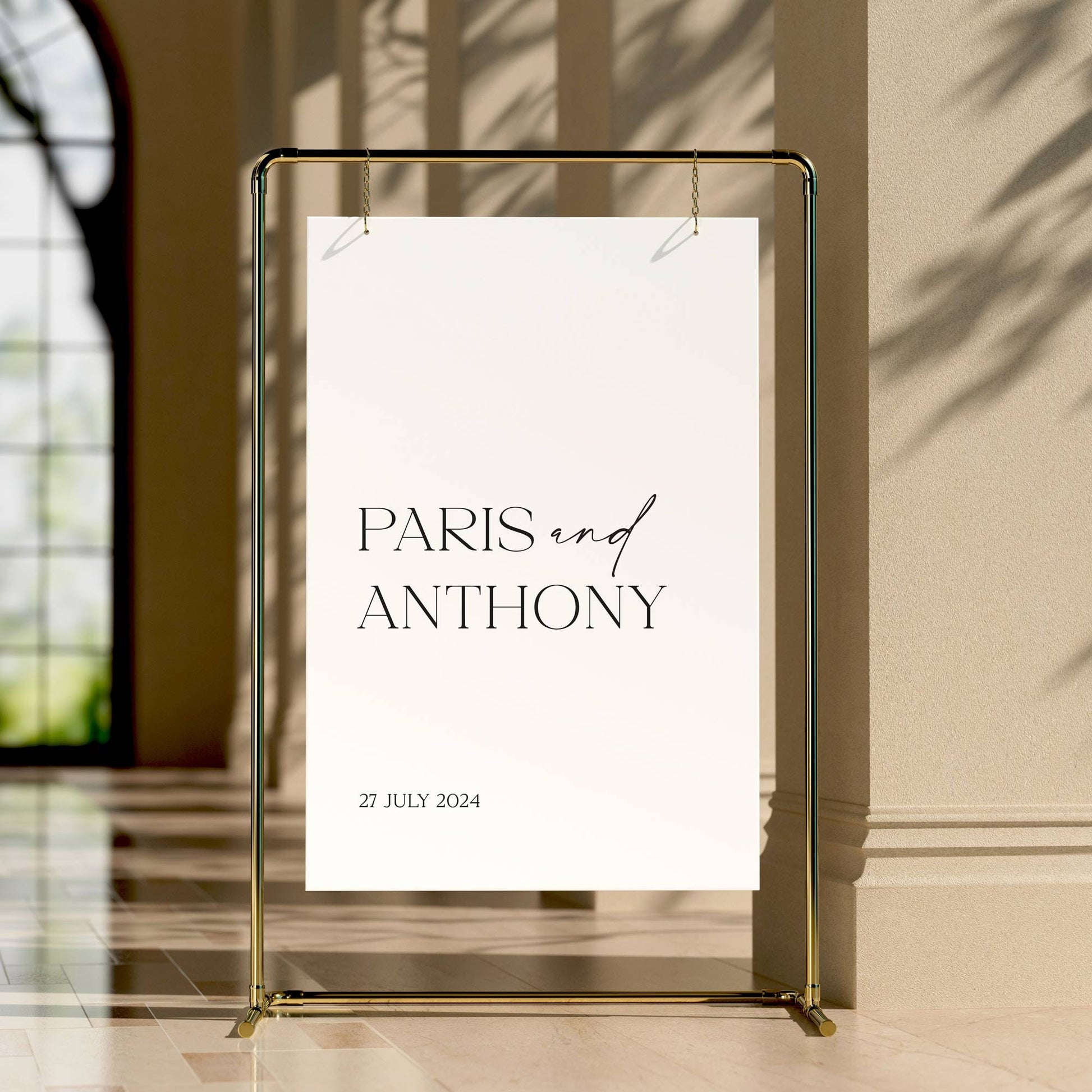 Paris v3 Acrylic Wedding Welcome Sign Acrylic Event Signage Wedding Decor Welcome Signage| Wedding signs
