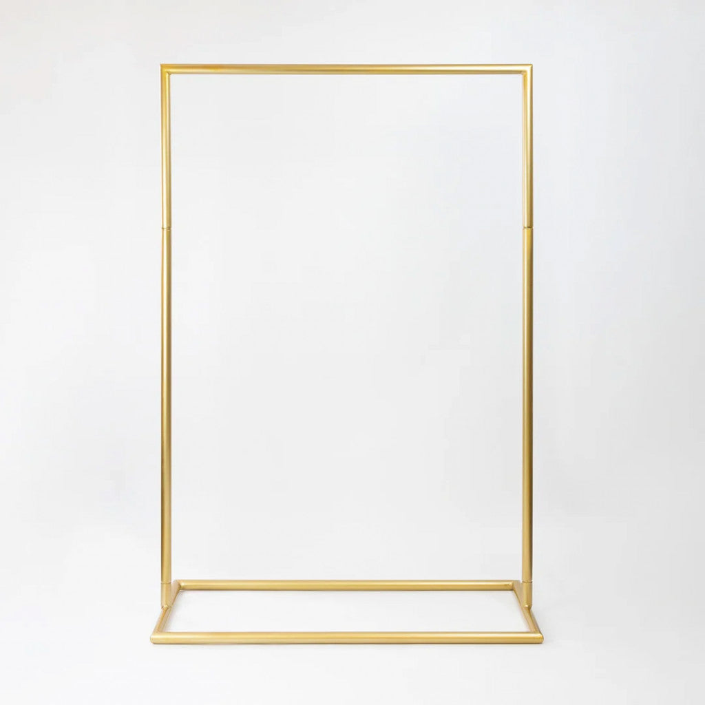 White Metal Sign Hanging Stand