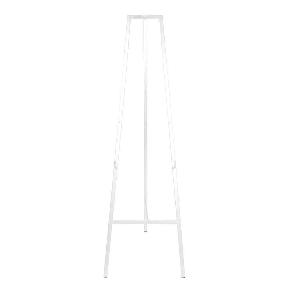 White Metal Sign Hanging Easel