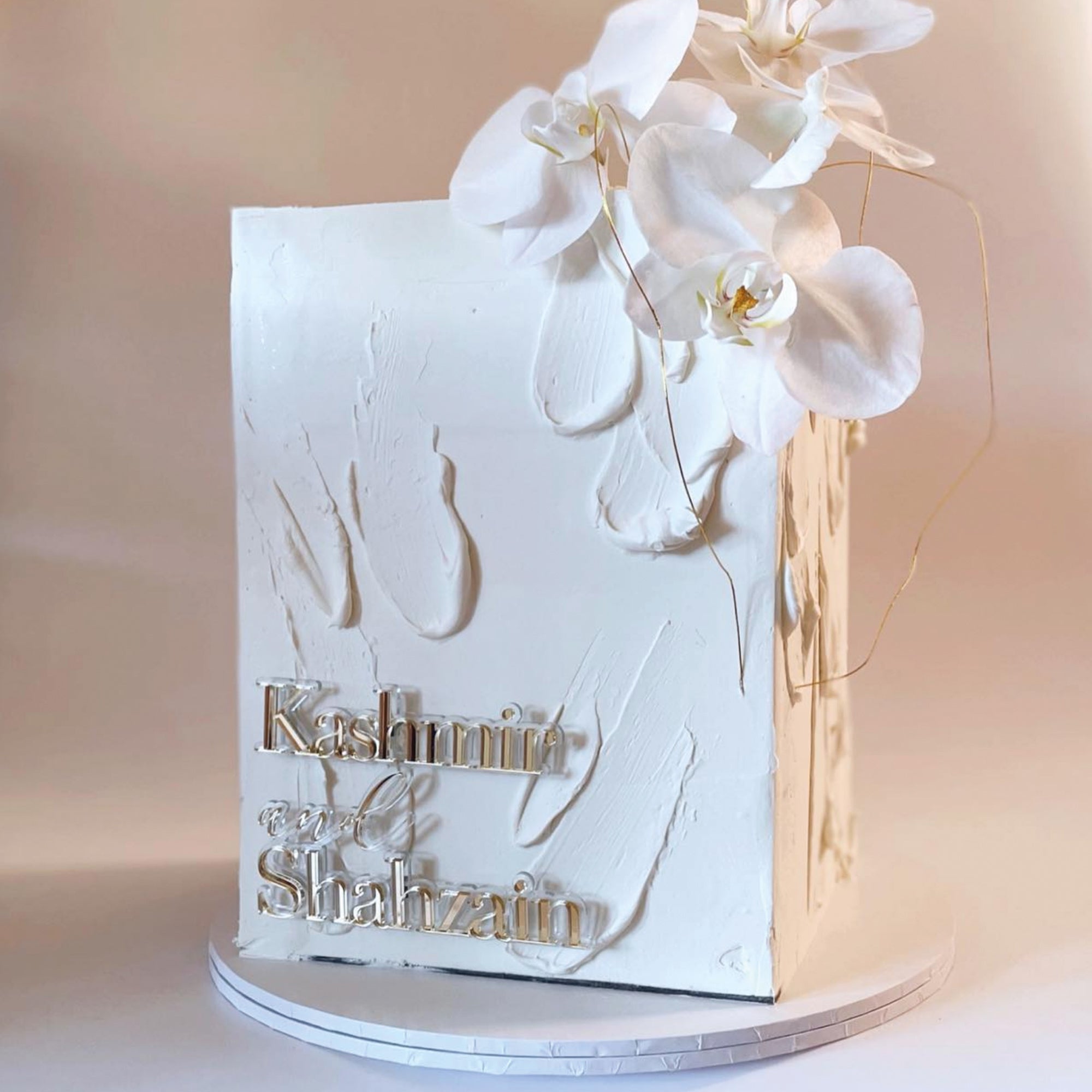 Custom Floating Layered Cake Fropper- wedding cake topper