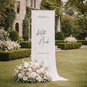 Kate Fabric Welcome Sign