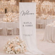 Krystal Fabric Welcome Sign