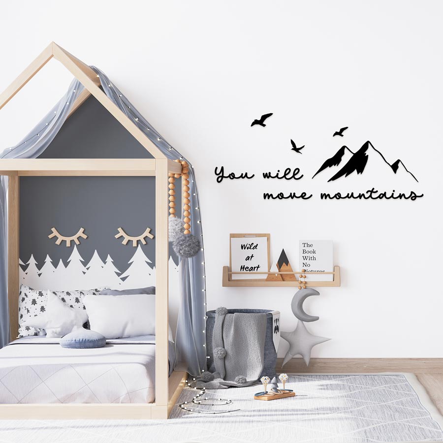 Moving Mountains Wall Art Nursery Decor