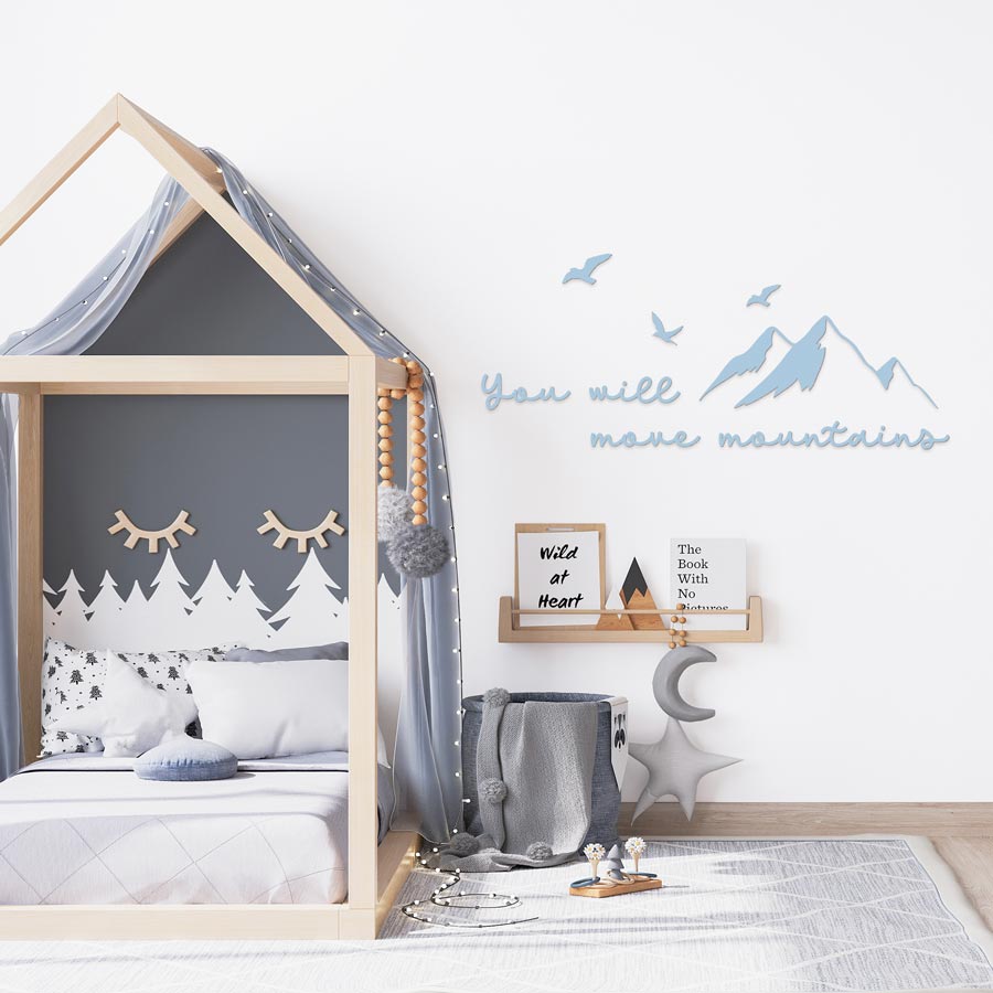 Moving Mountains Wall Art Nursery Decor
