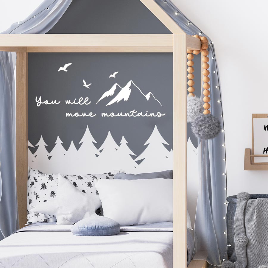 Moving Mountains Wall Art Nursery Decor