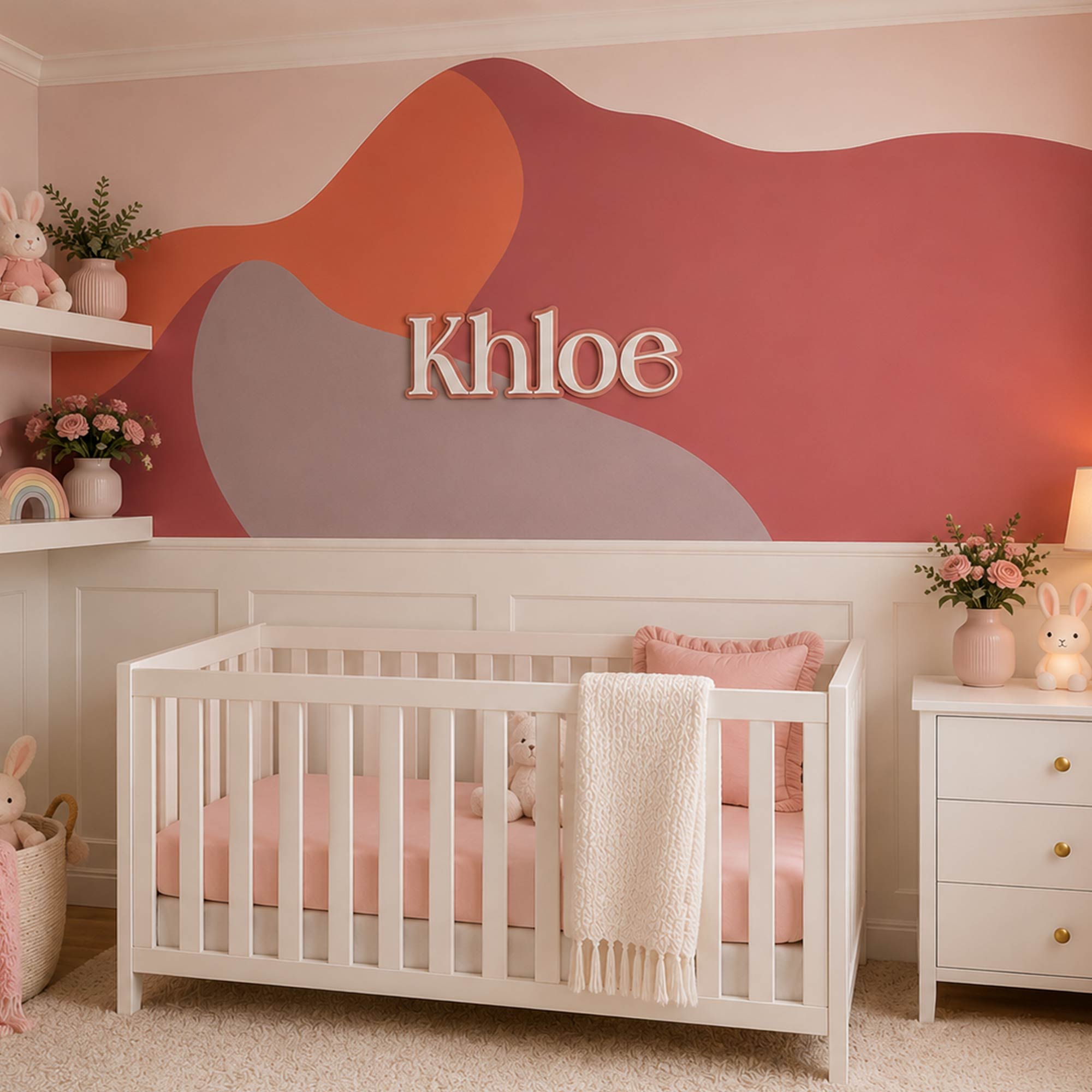 Khloe Personalised 2-layer Name Plaque
