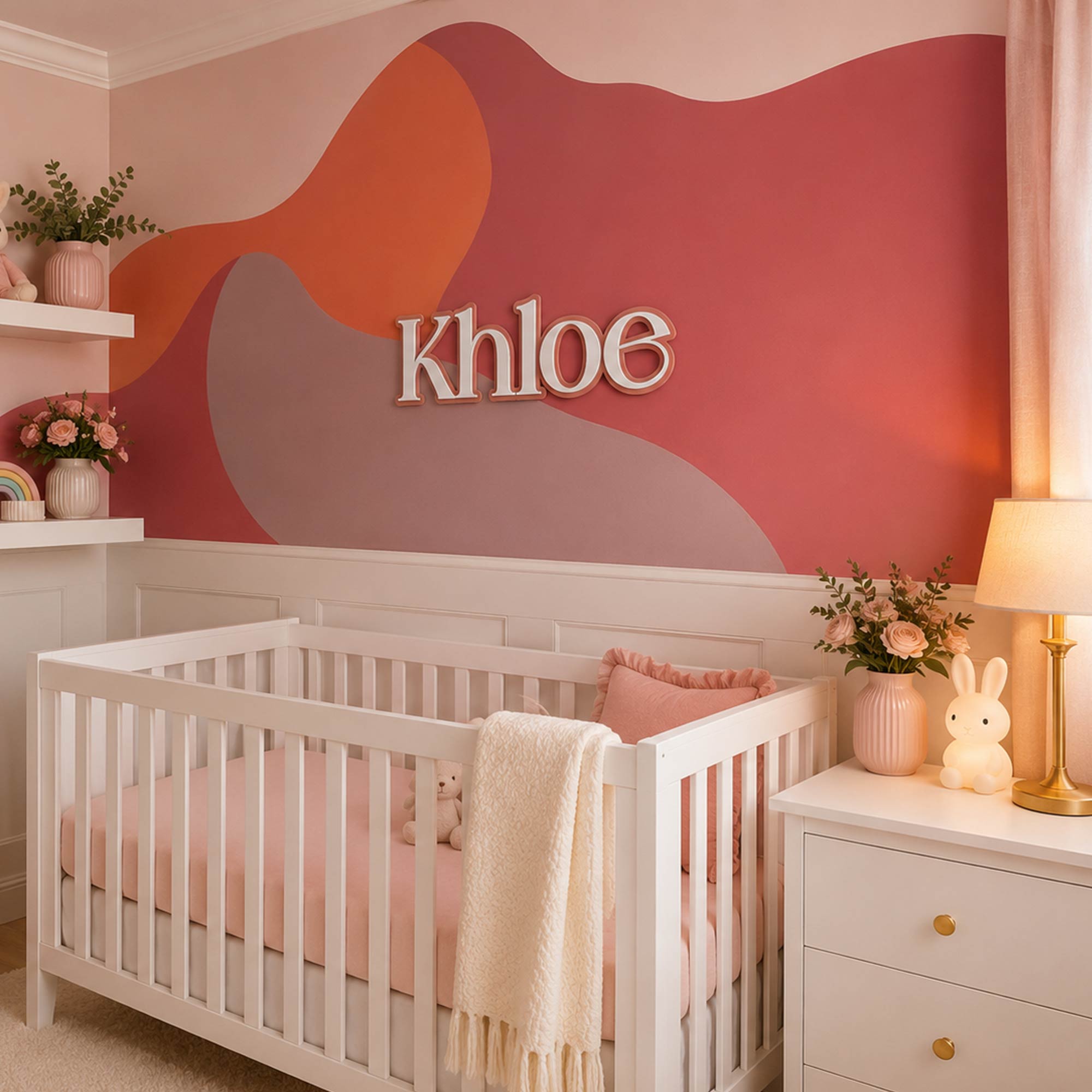 Khloe Personalised 2-layer Name Plaque