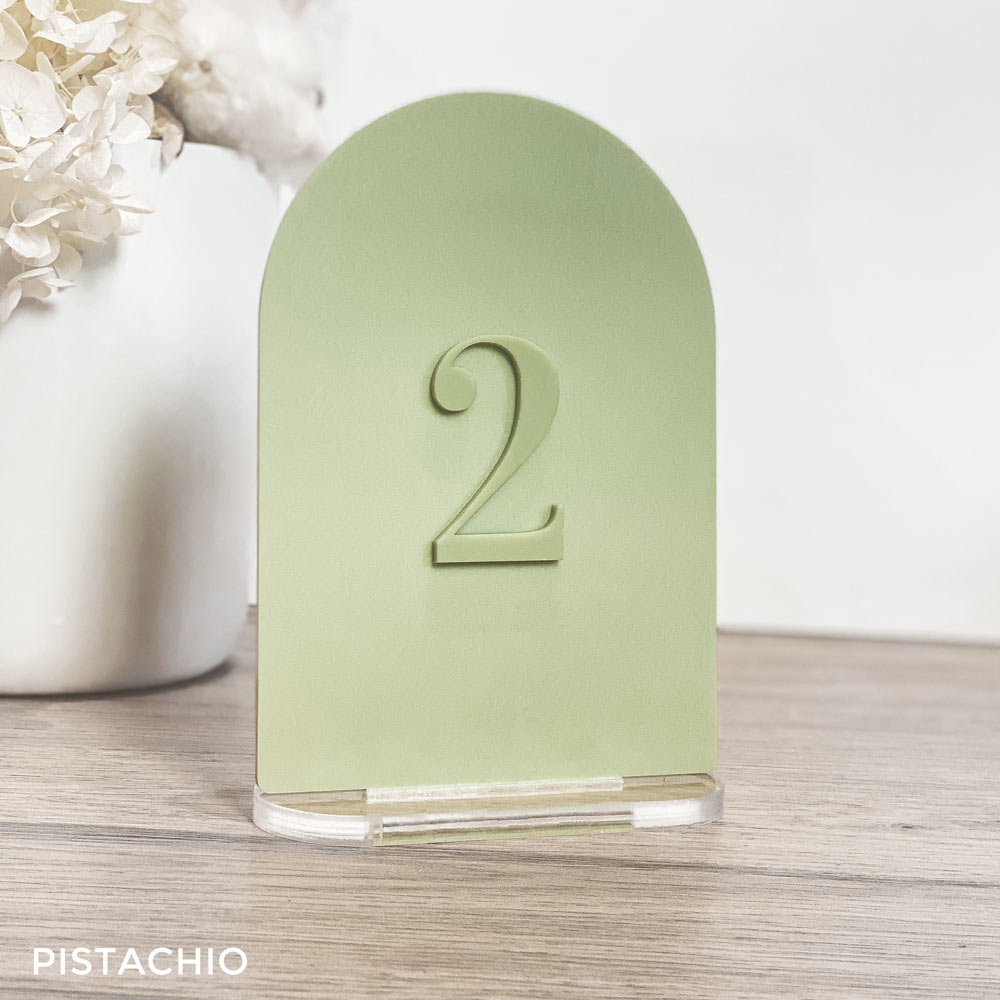 Matte Arch Table Numbers - view 9