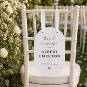 In loving memory Wedding Seat Sign