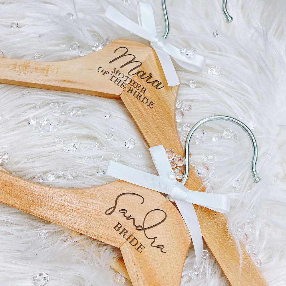 Personalised Wedding Coat Hangers