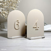 Matte Arch Table Numbers