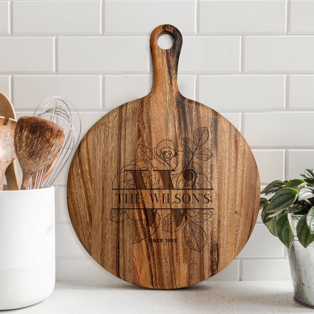wedding engraved paddle board