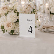 Paris Side Acrylic Table Numbers