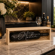 Engraved Wedding Wine or Champagne Box