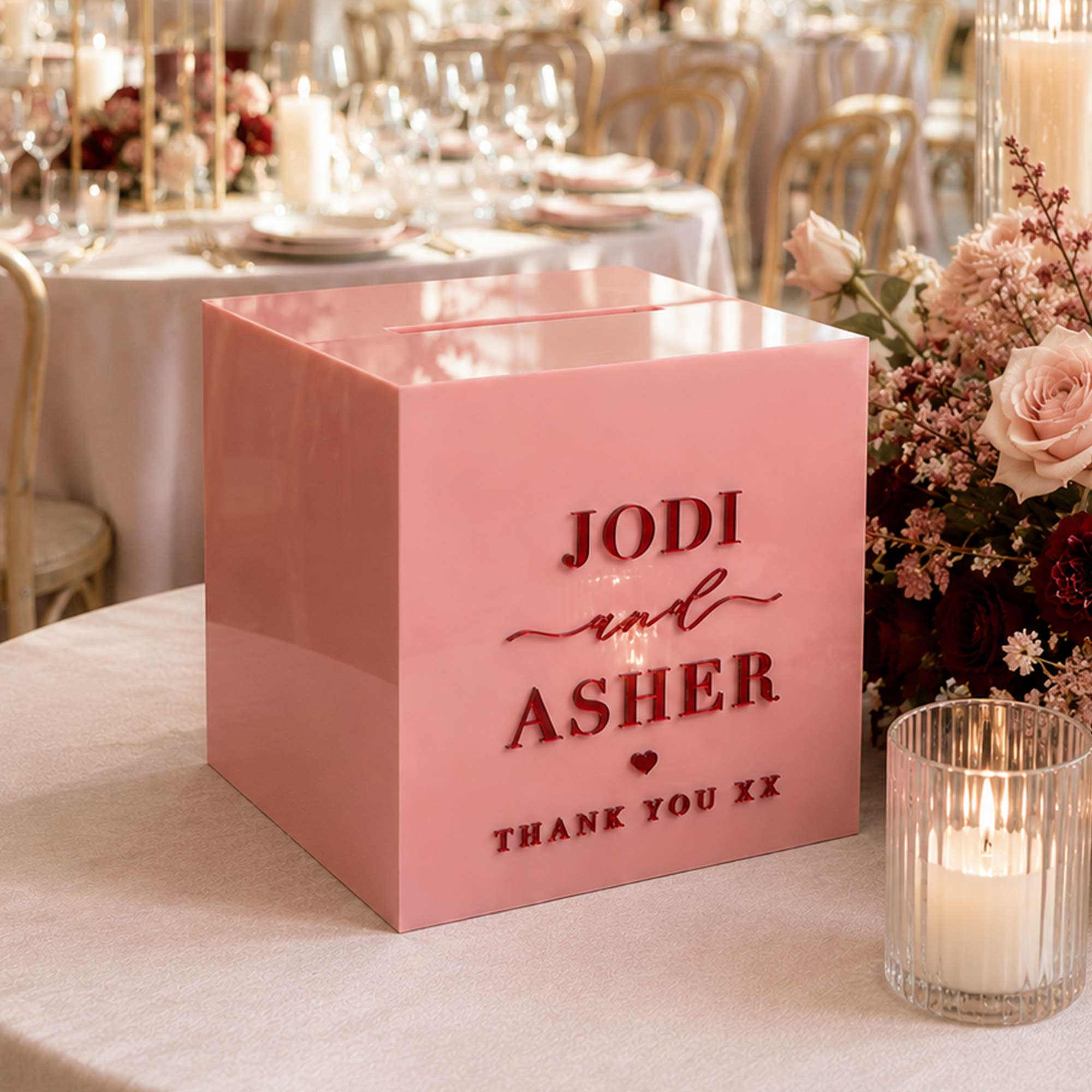 Jodi Acrylic Wishing Well Blush 30cm